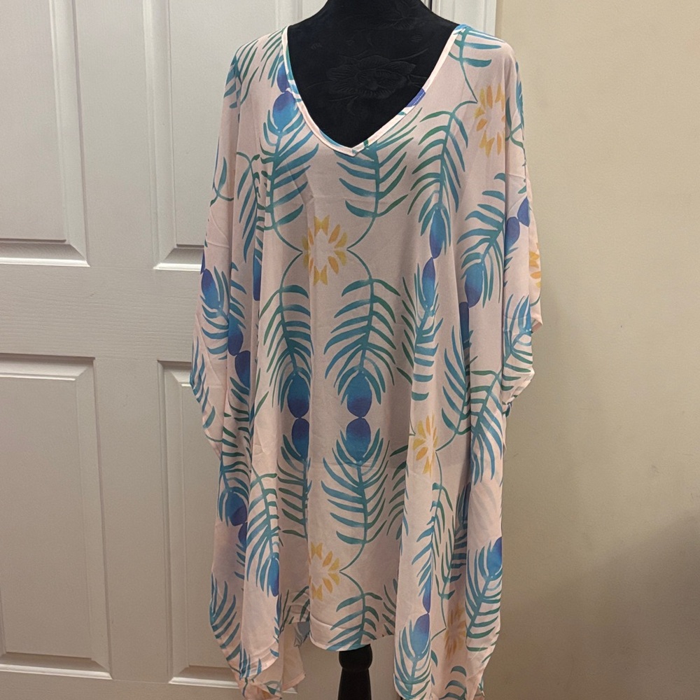 Floral Breeze Swim Cover-Up